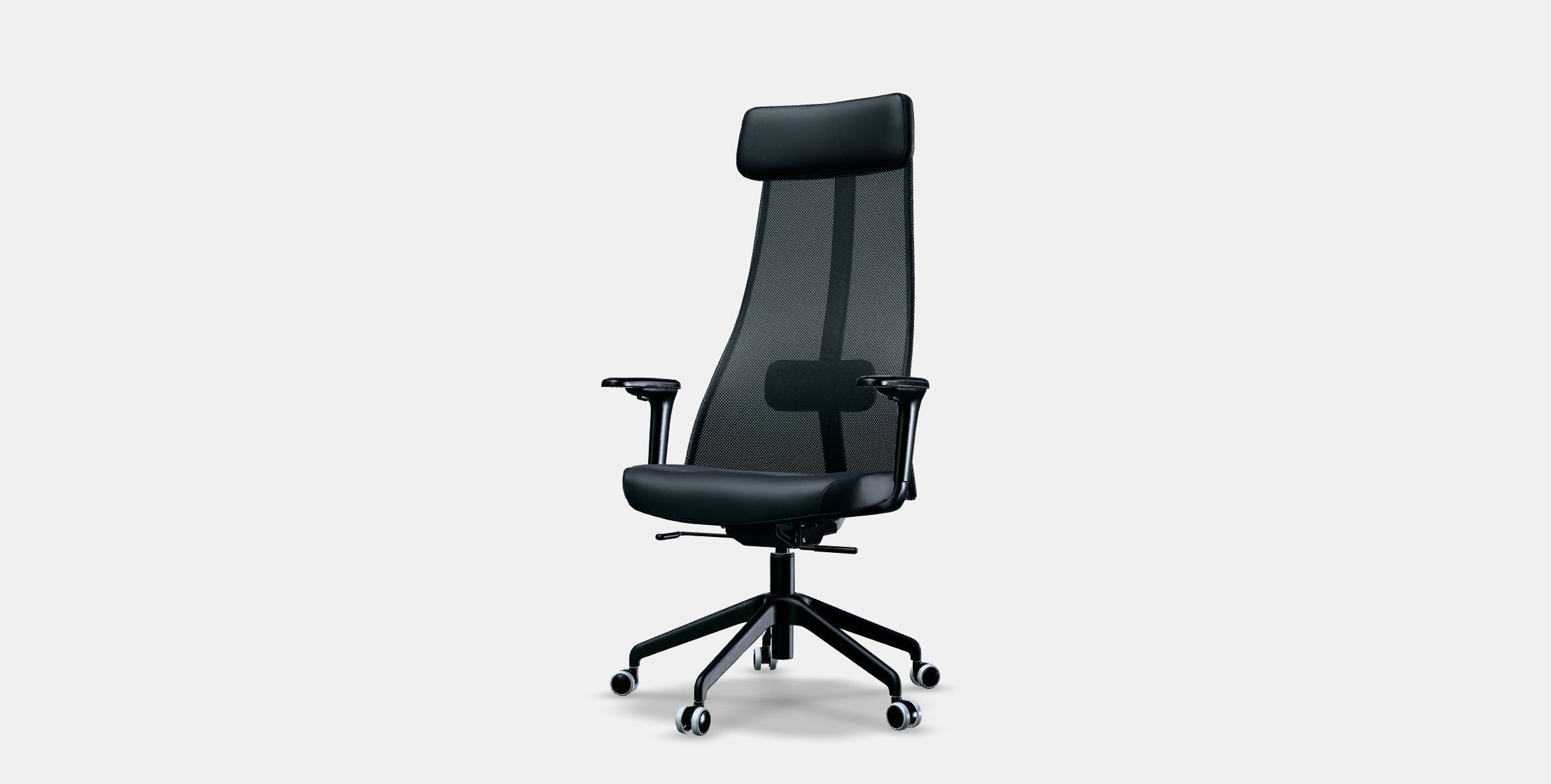 JARVFJALLET Office chair with armrests 1 Low-poly 3D model_9