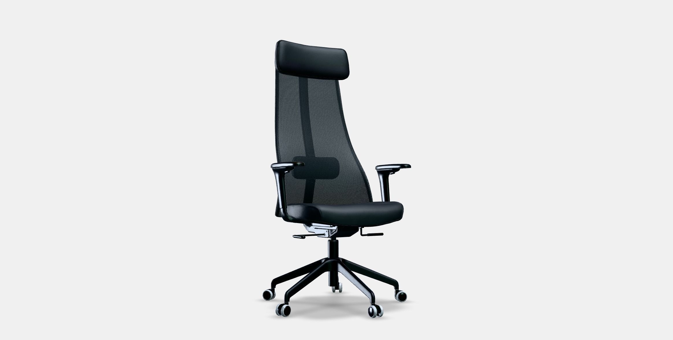 JARVFJALLET Office chair with armrests 1 Low-poly 3D model_2