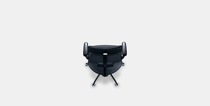 JARVFJALLET Office chair with armrests 1 Low-poly 3D model