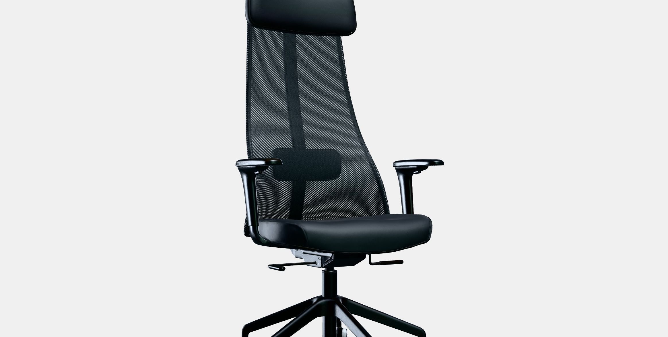 JARVFJALLET Office chair with armrests 1 Low-poly 3D model_11
