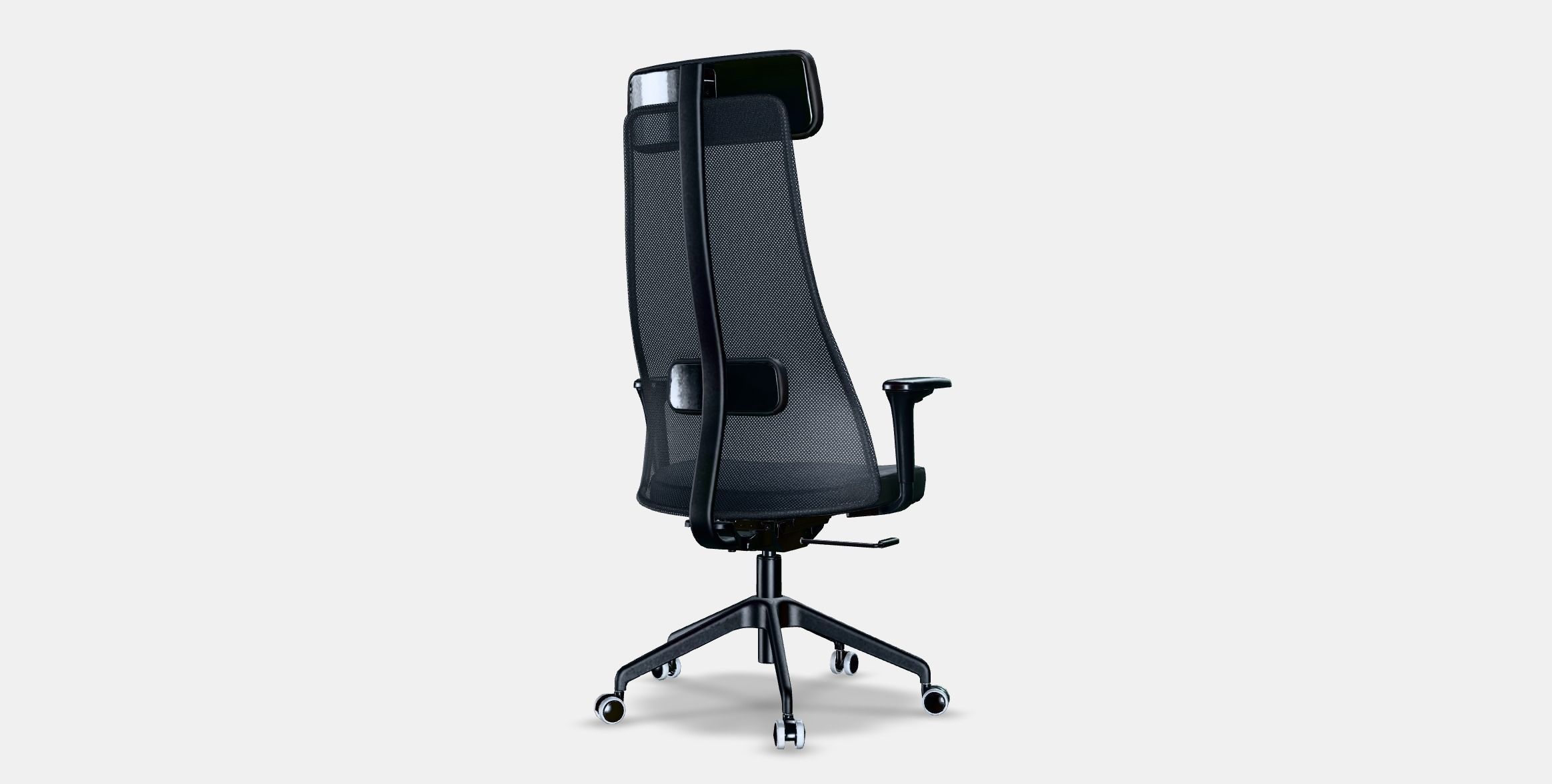 JARVFJALLET Office chair with armrests 1 Low-poly 3D model_6