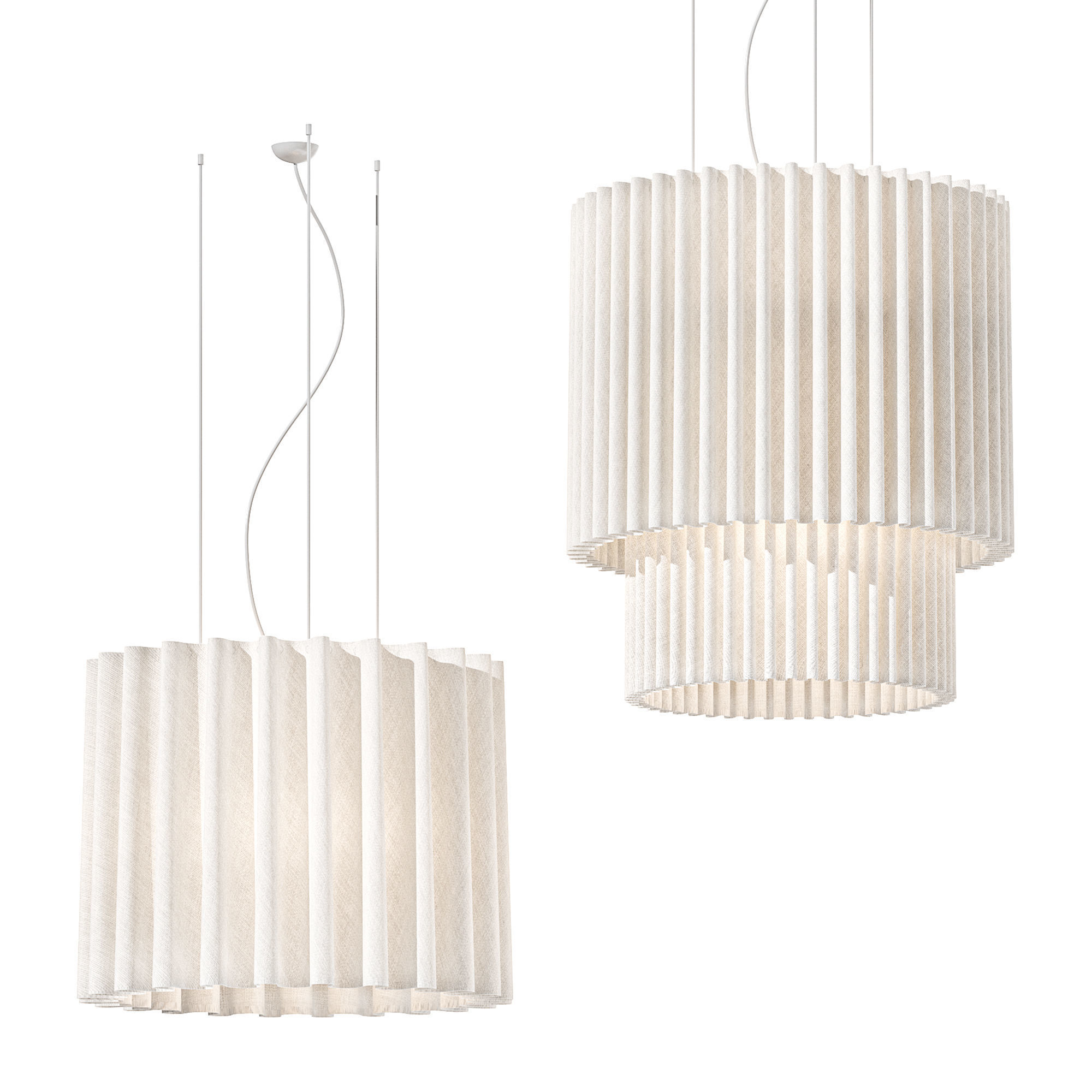 Pendant lamp axolight skirt 3D model_3