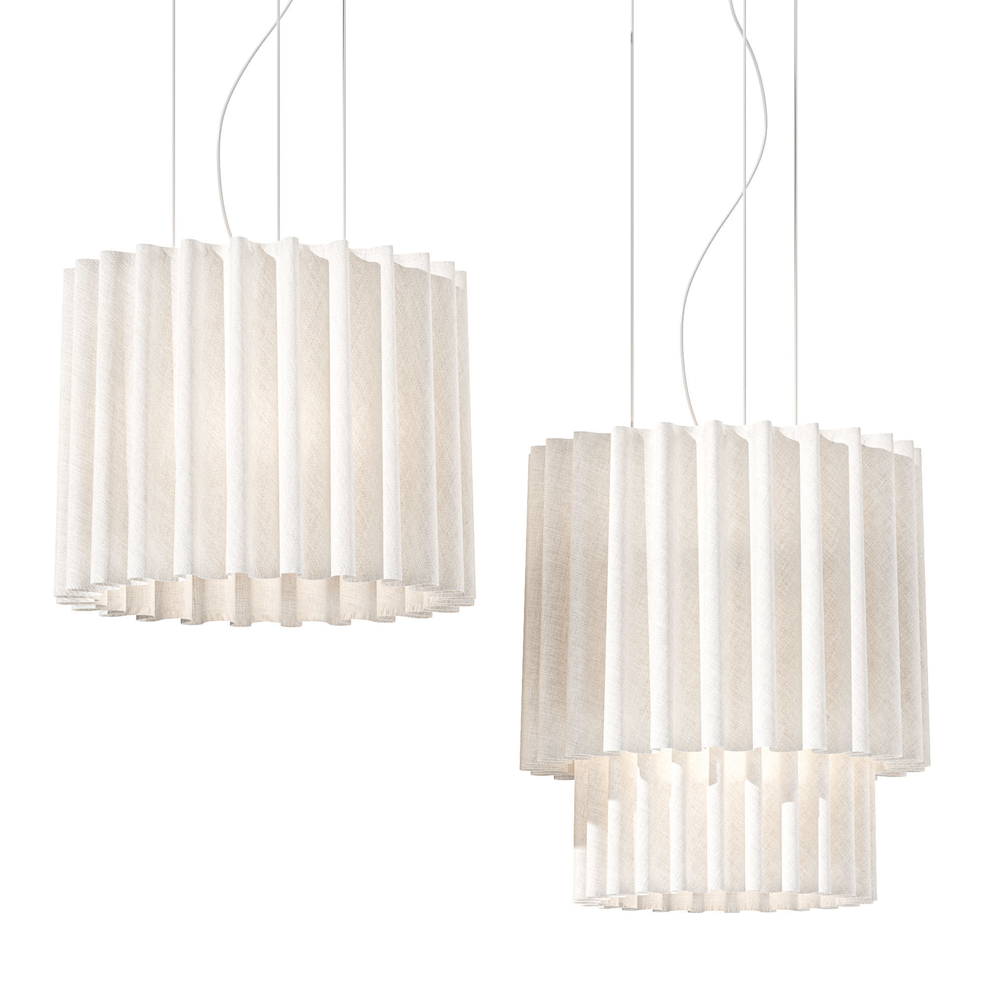 Pendant lamp axolight skirt 3D model_1