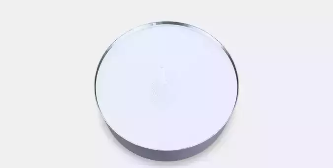 GLIMMA Unscented candle in metal cup