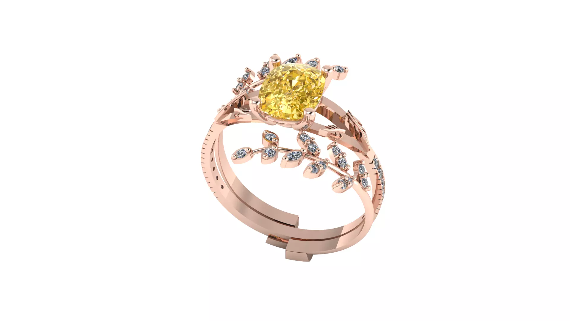 Women Ring  3D print model_0