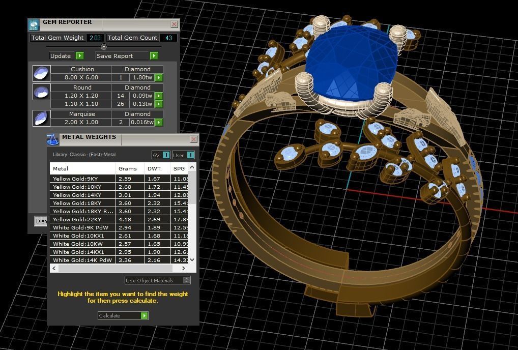 Women Ring  3D print model_5