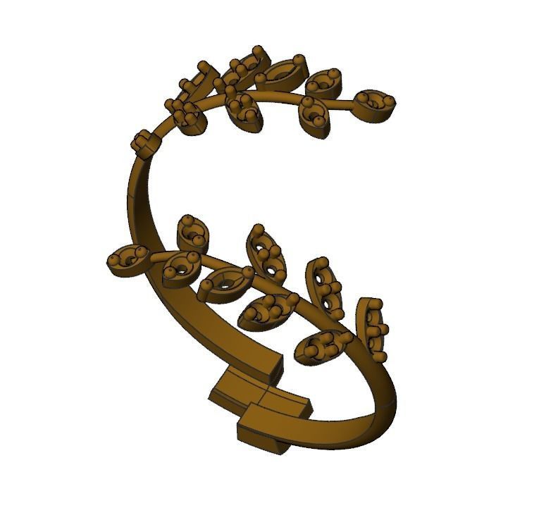 Women Ring  3D print model_4