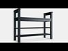 HEMNES Bench with shoe storage Low-poly 3D model_1