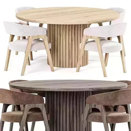 Bakergo Table Bern Chair