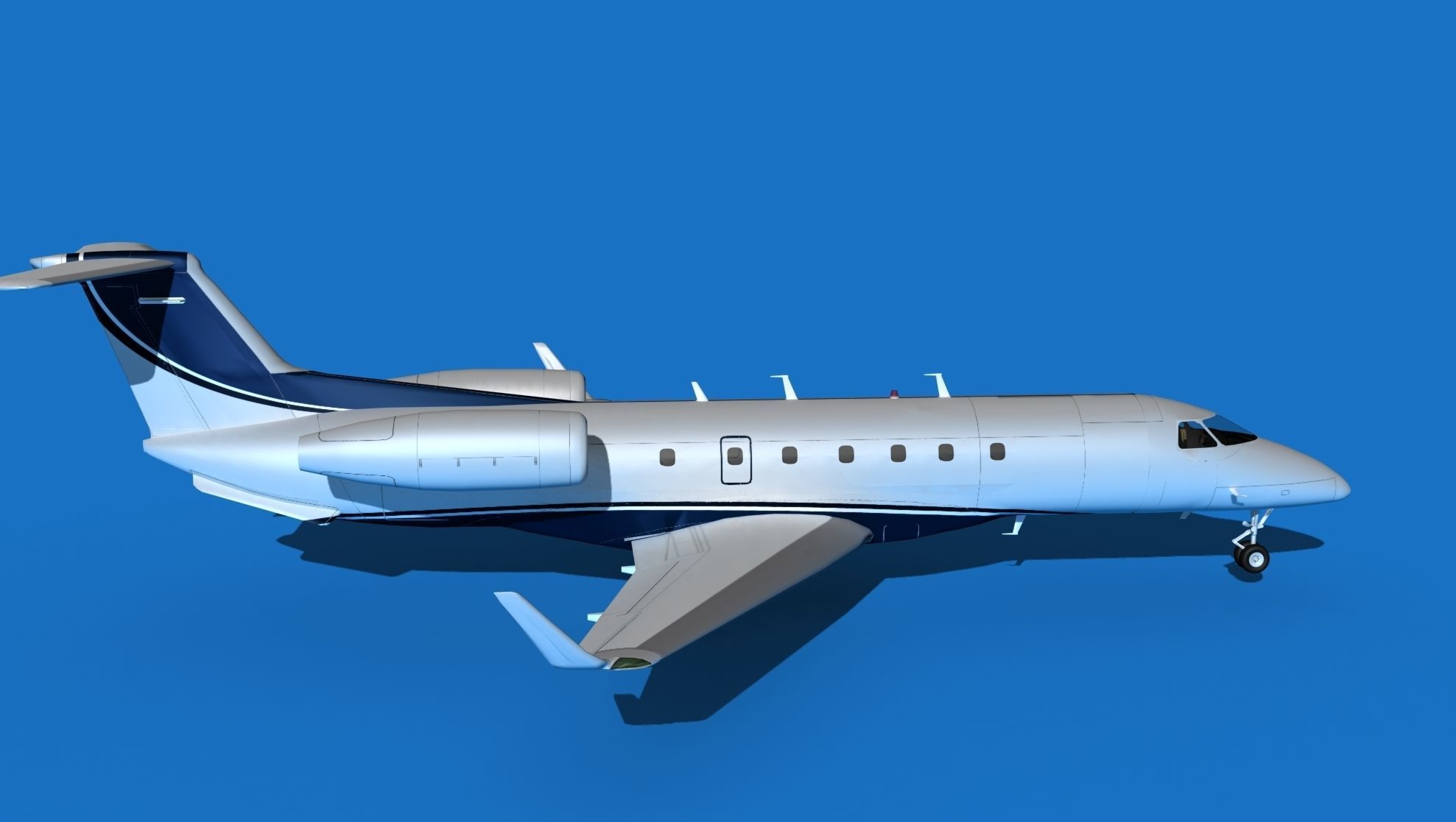 Embraer Legacy 500 V05 3D model_4