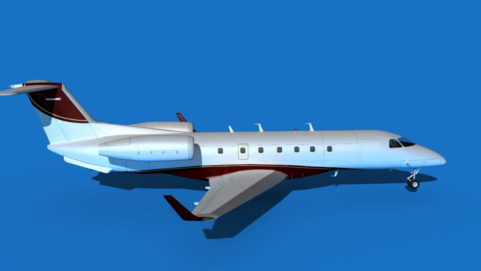 Embraer Legacy 500 V08 3D model_4