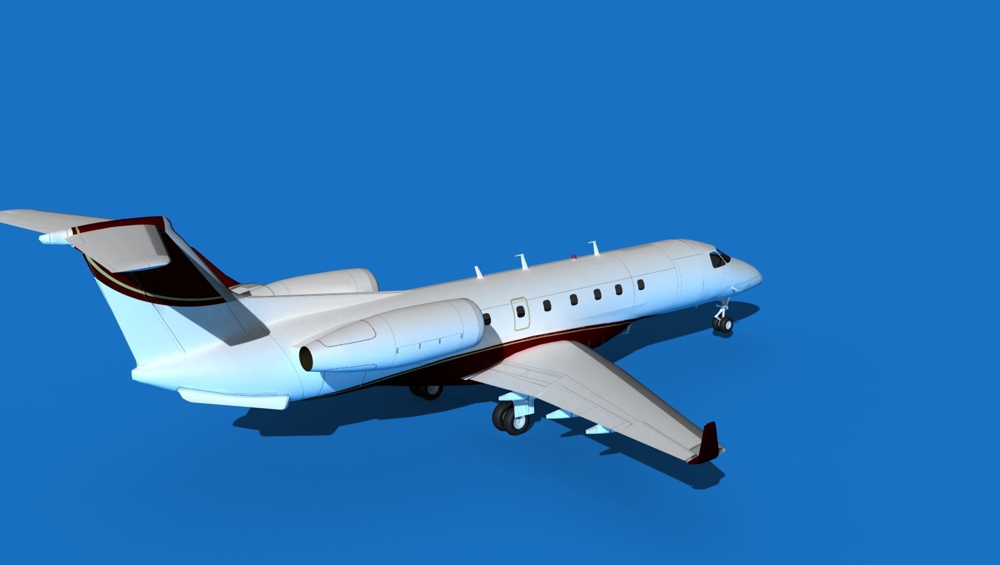 Embraer Legacy 500 V08 3D model_5