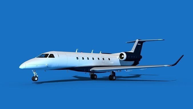 Embraer Legacy 500 V09 3D model
