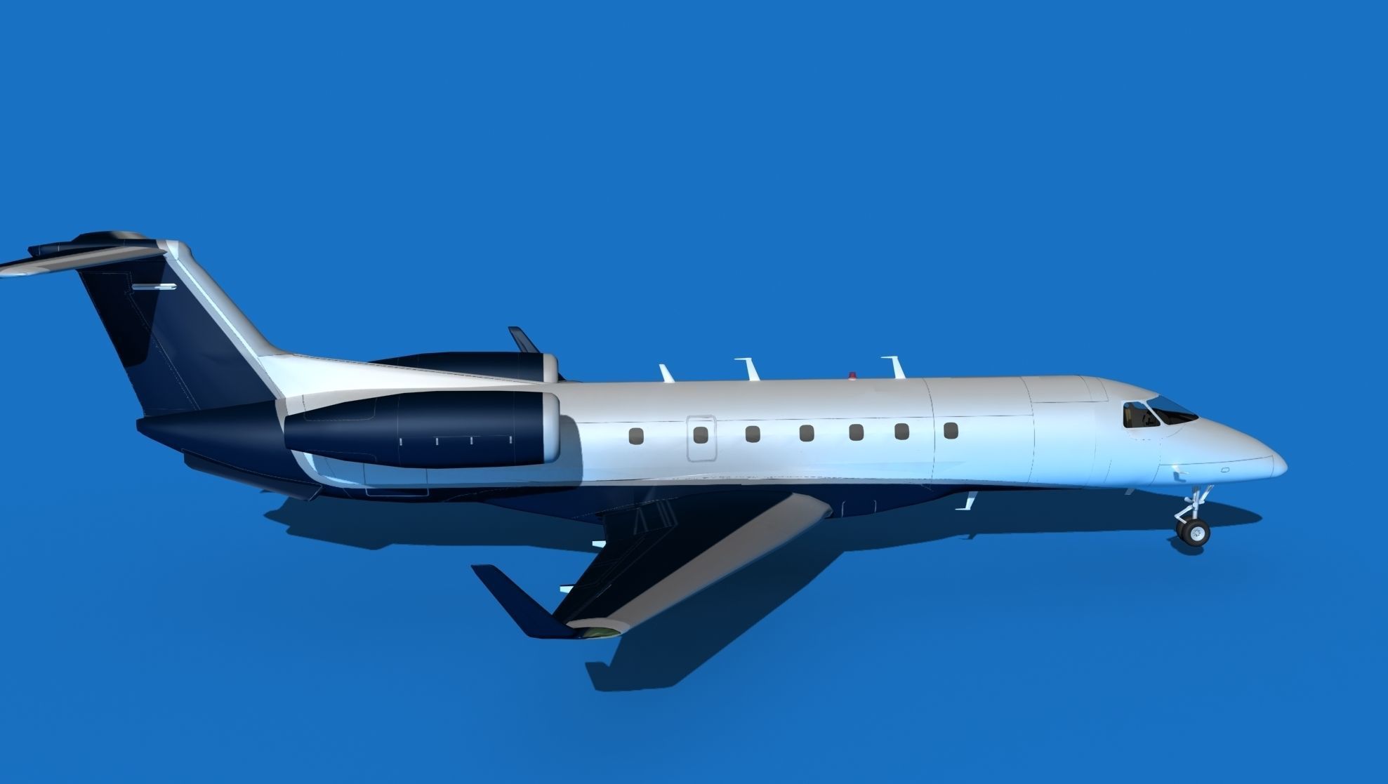 Embraer Legacy 500 V09 3D model_4