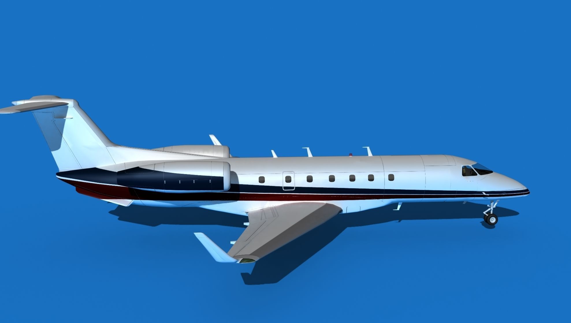 Embraer Legacy 500 V11 3D model_4