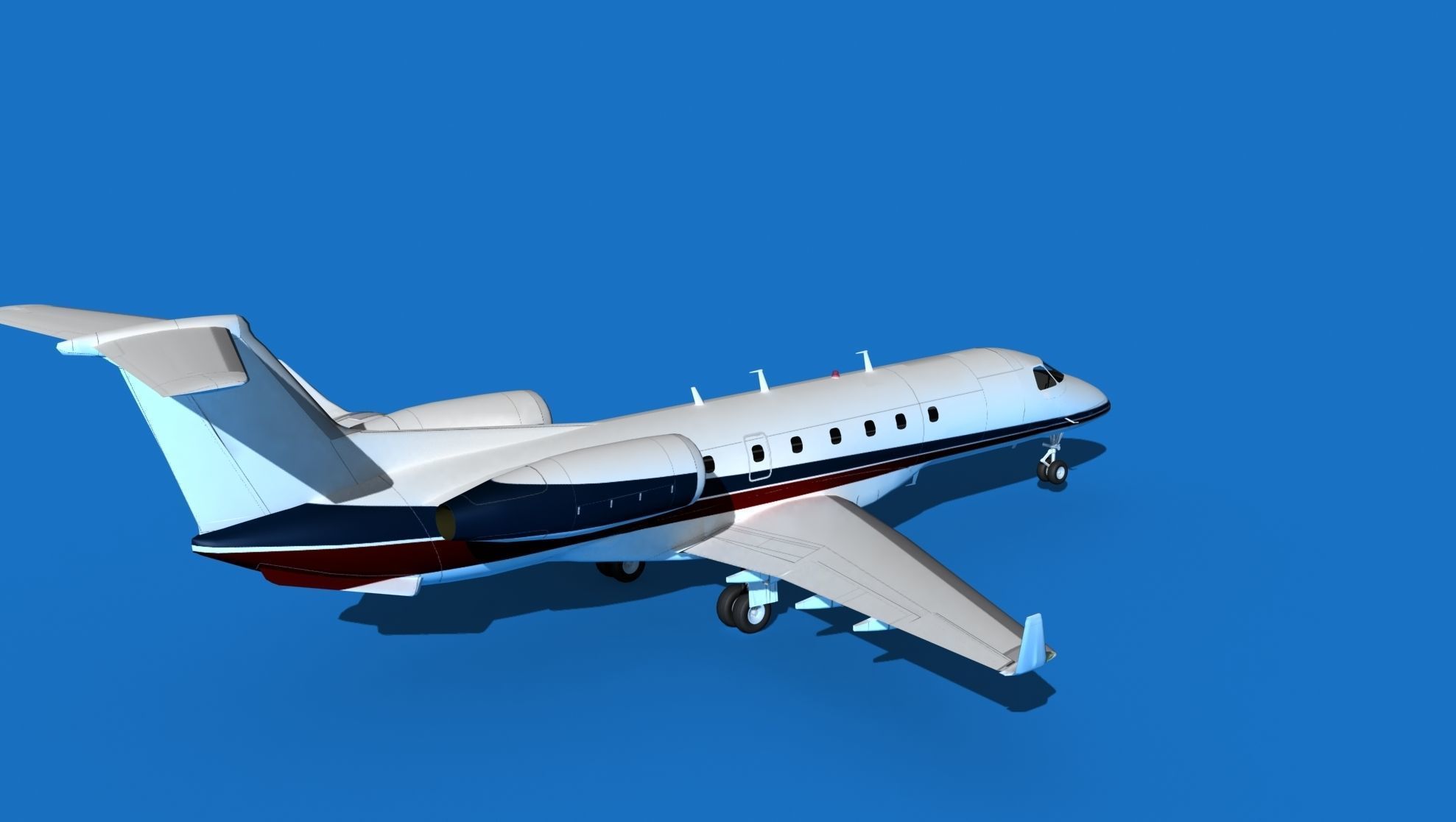 Embraer Legacy 500 V11 3D model_5