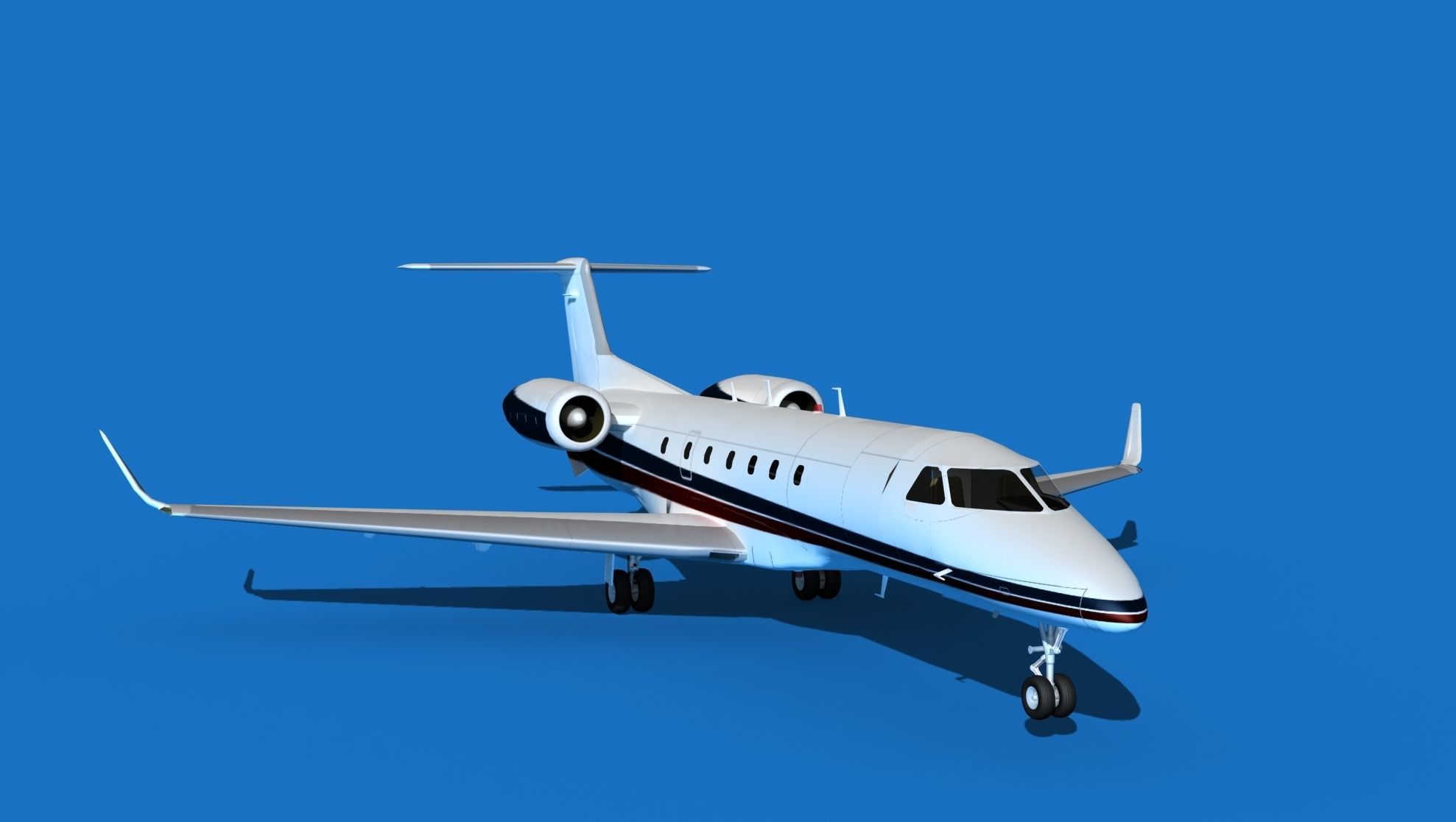 Embraer Legacy 500 V11 3D model_2