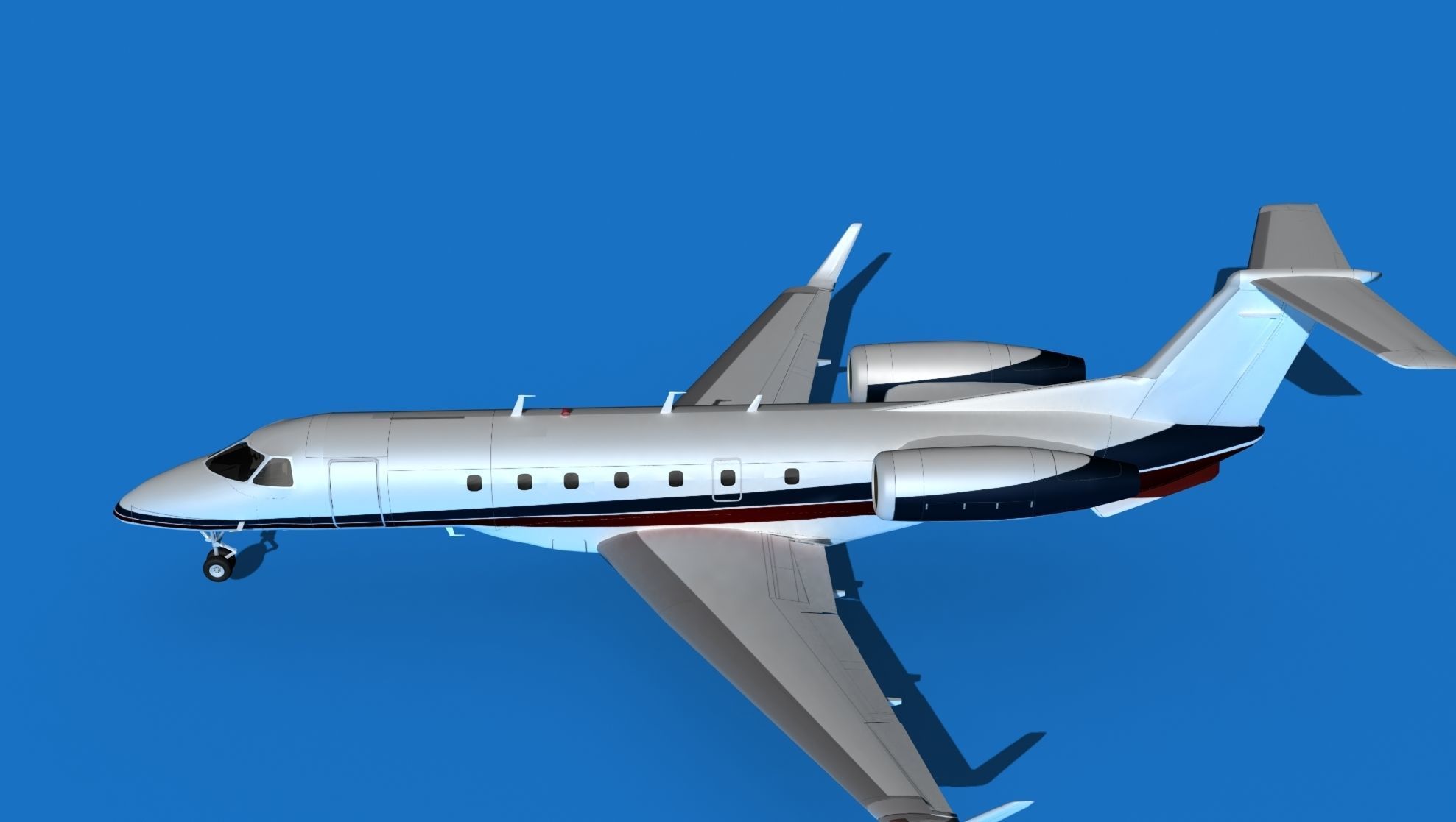 Embraer Legacy 500 V11 3D model_9