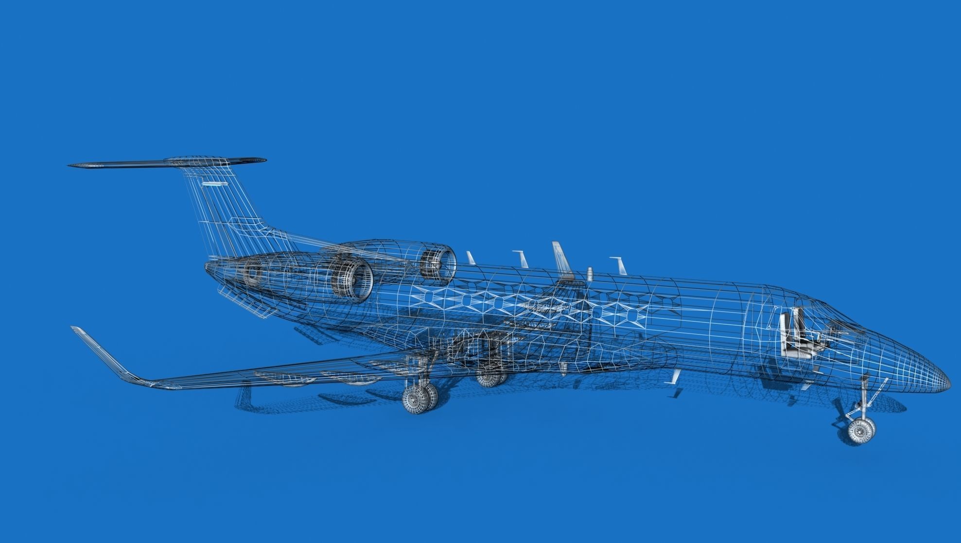 Embraer Legacy 500 V11 3D model_12