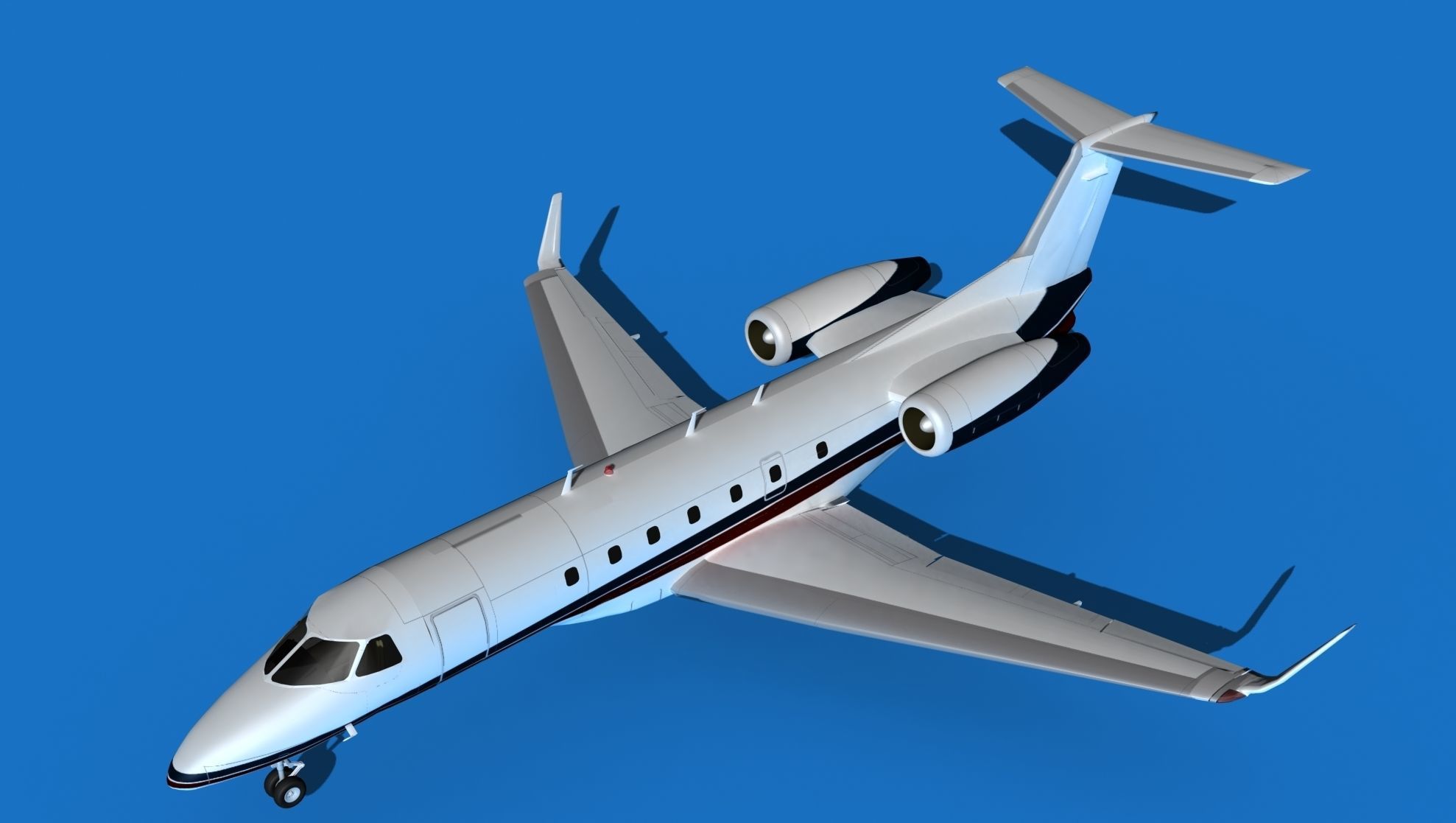Embraer Legacy 500 V11 3D model_10