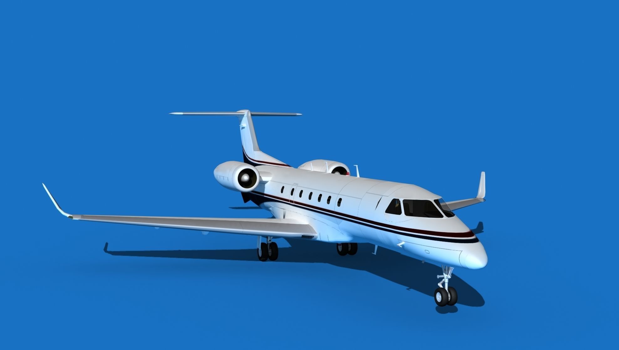 Embraer Legacy 500 V12 3D model_2