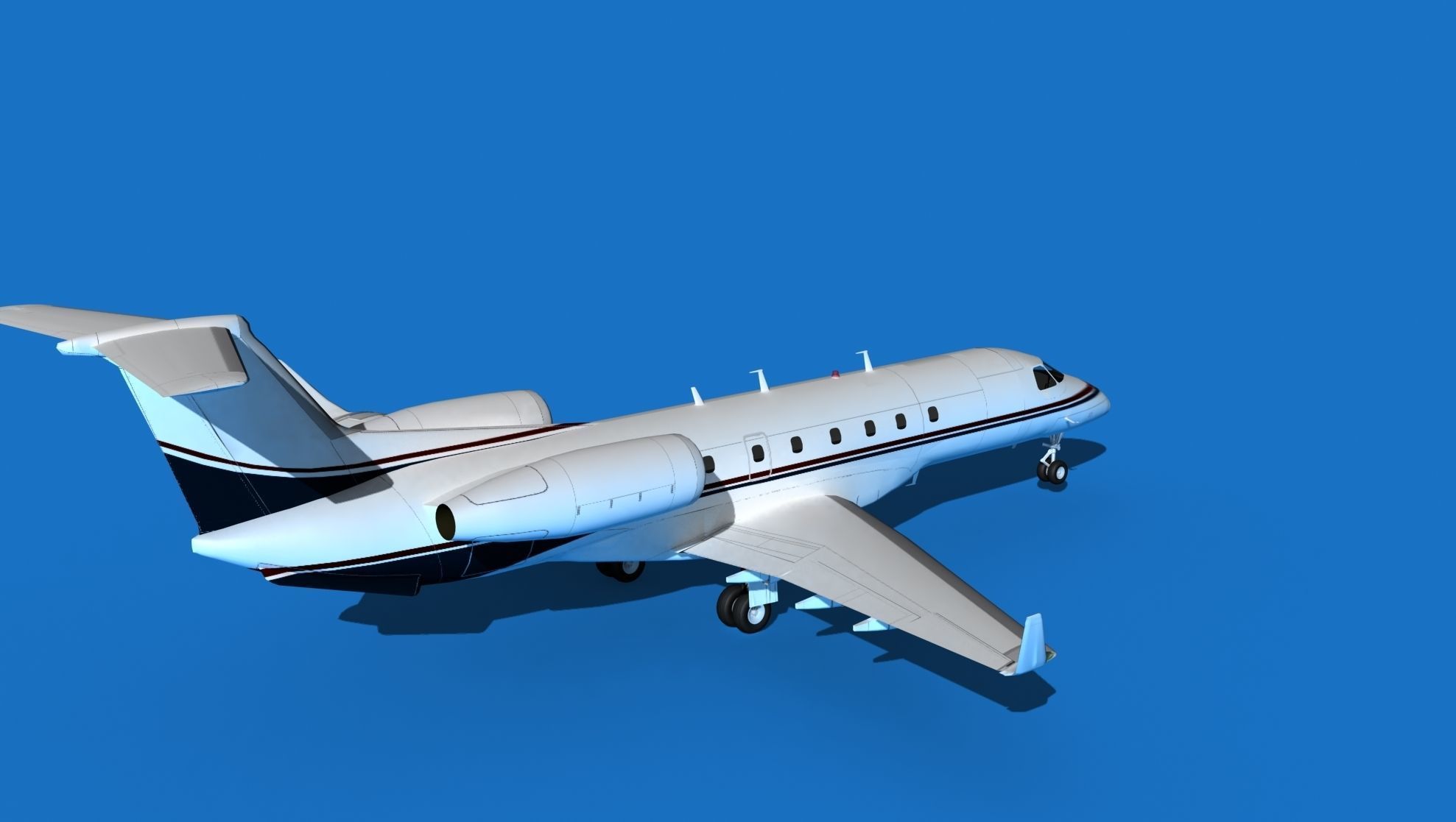 Embraer Legacy 500 V12 3D model_5