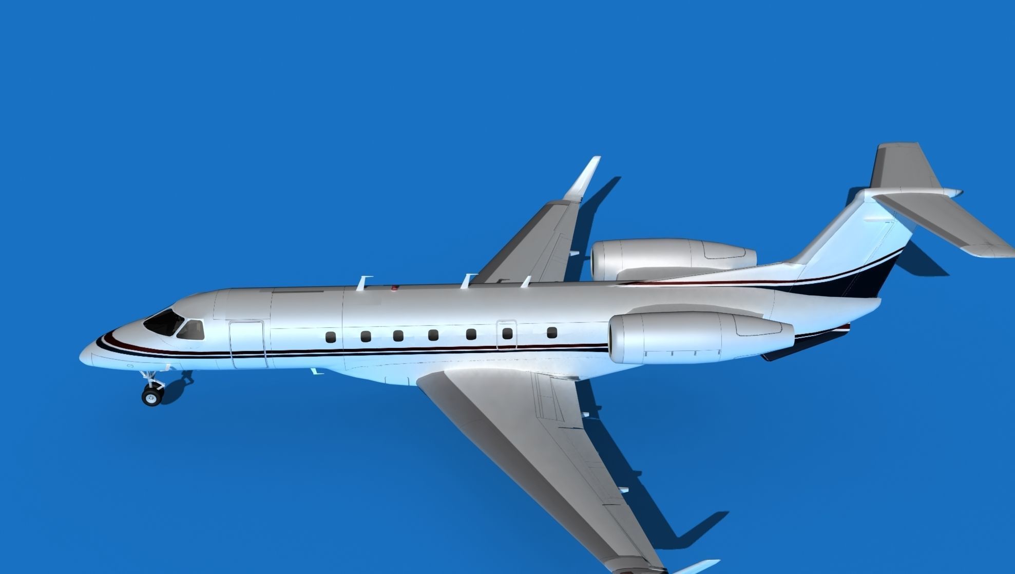 Embraer Legacy 500 V12 3D model_9
