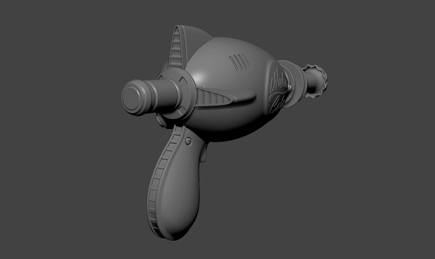 Nuka Cola GUN 3D print model_13