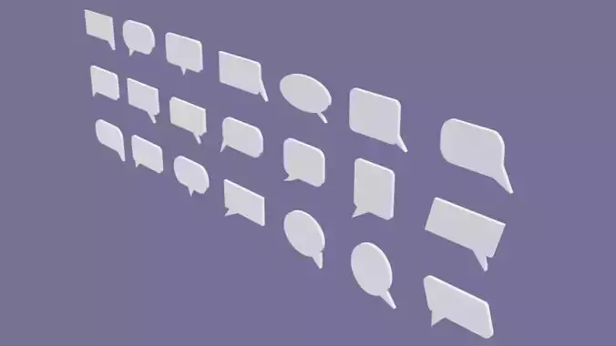 Cartoon Speech Bubble Pack