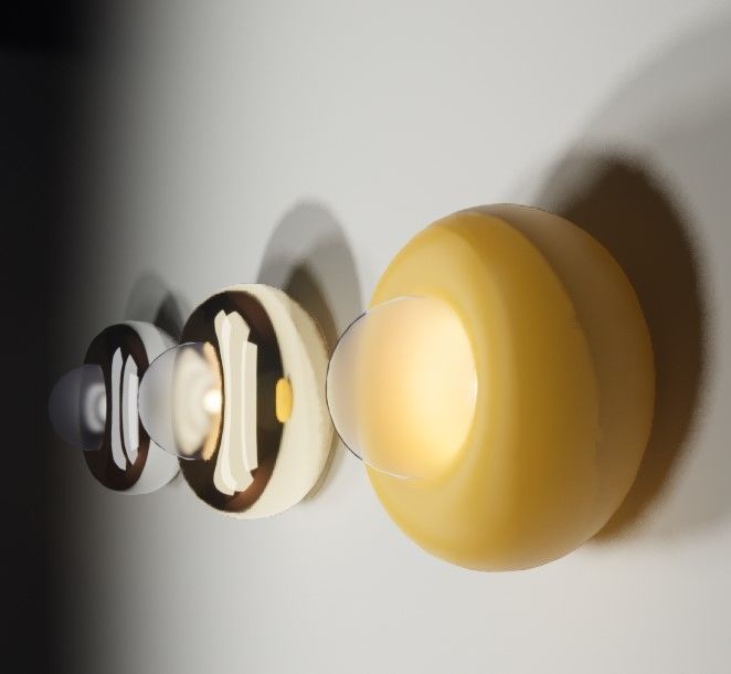 DONUT WALL SCONCE 13 INCH DIAMETER 3D model_1