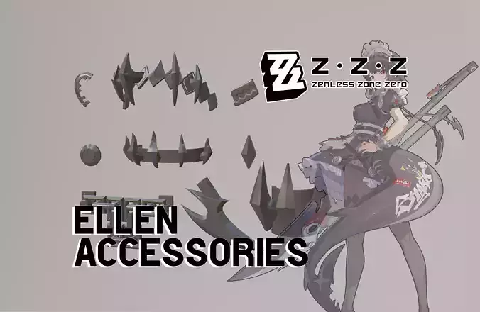 Zenless Zone Zero - Ellen Joe Accessories 3D print model