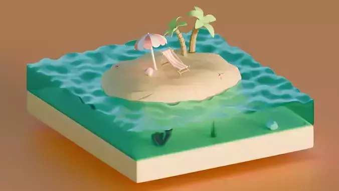 Low Poly Island