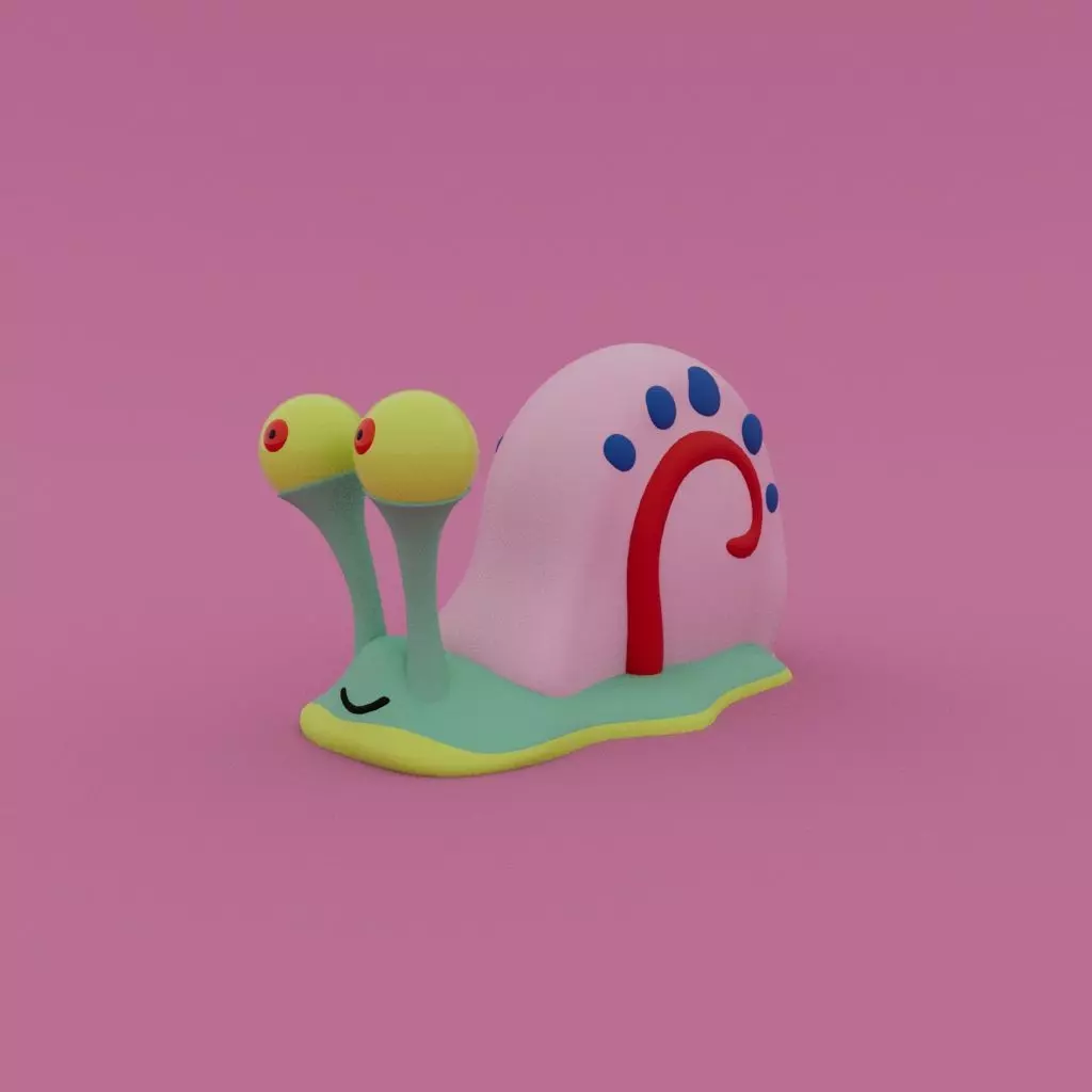 Gary - SpongeBob SquarePants 3D print model_0