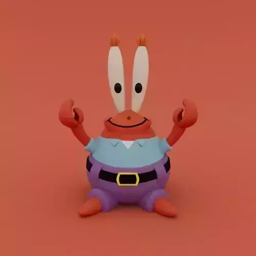 Mr Krabs - SpongeBob SquarePants 3D print model