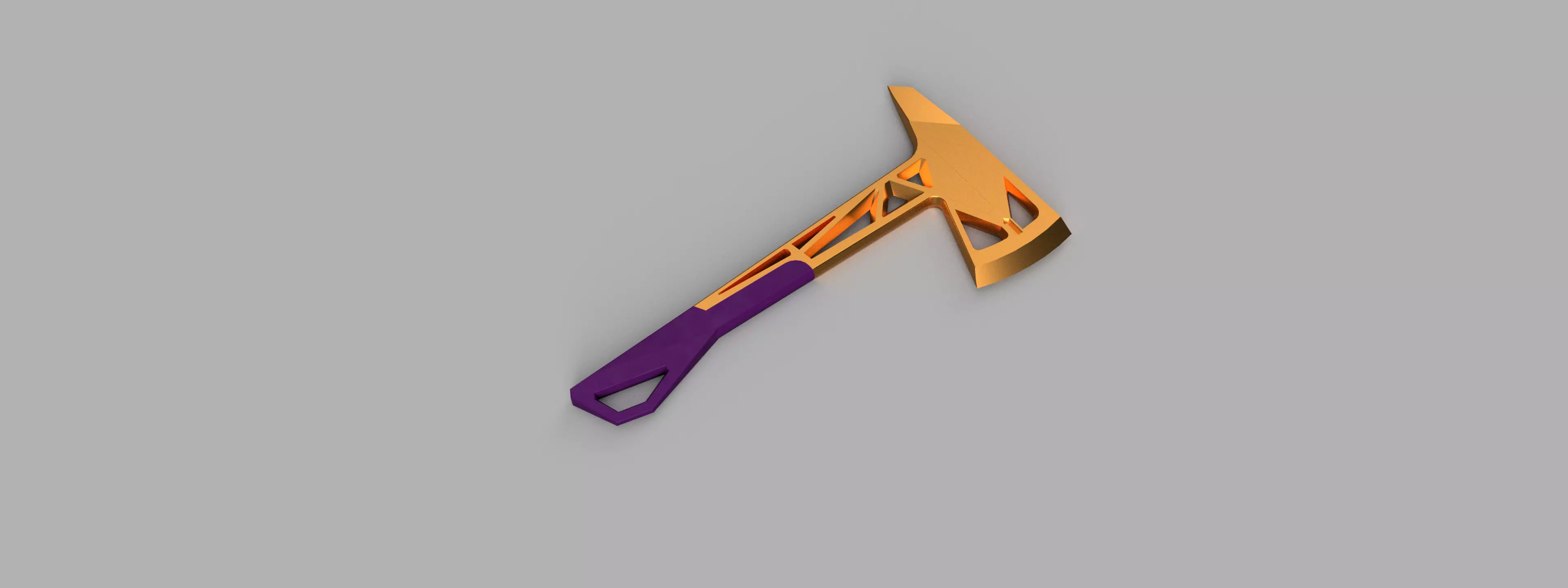 Axe Prime Valorant 3D model_0