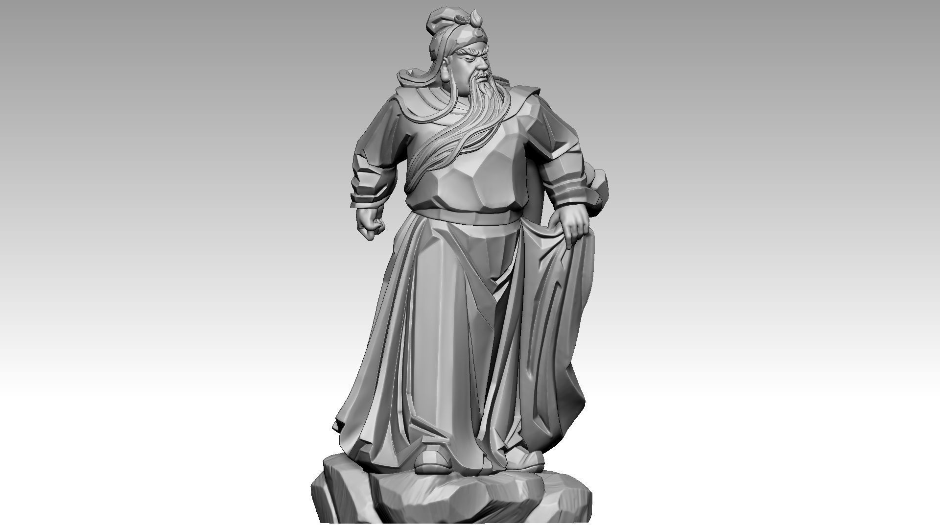  Guan Yu   3 3D print model_7