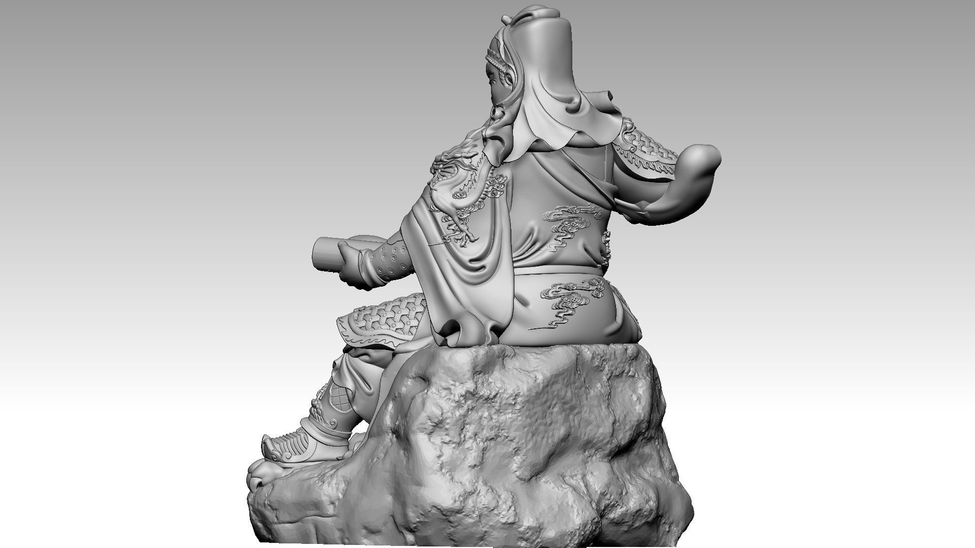Guan Yu 5 3D print model_3