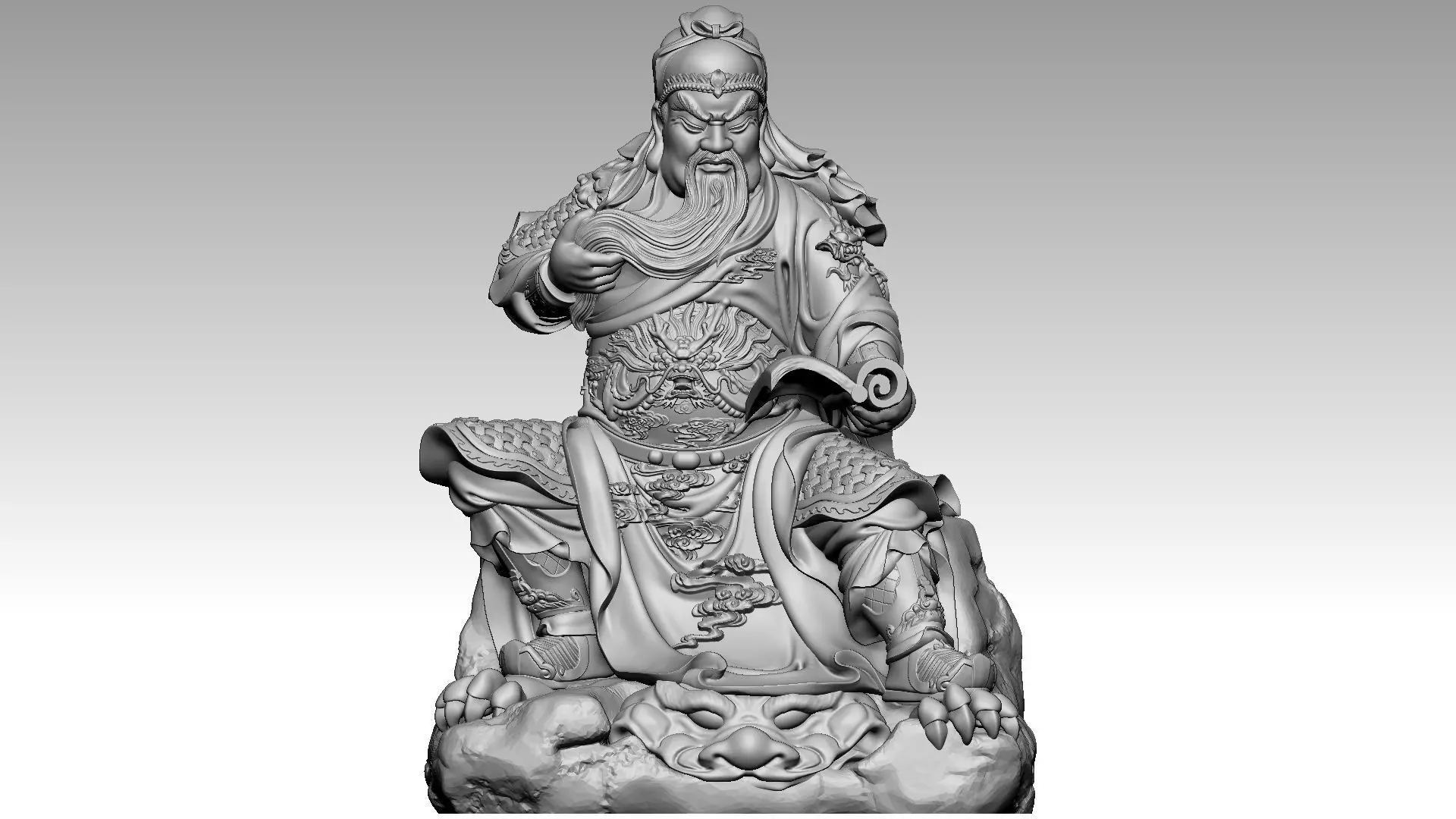 Guan Yu 5 3D print model_0