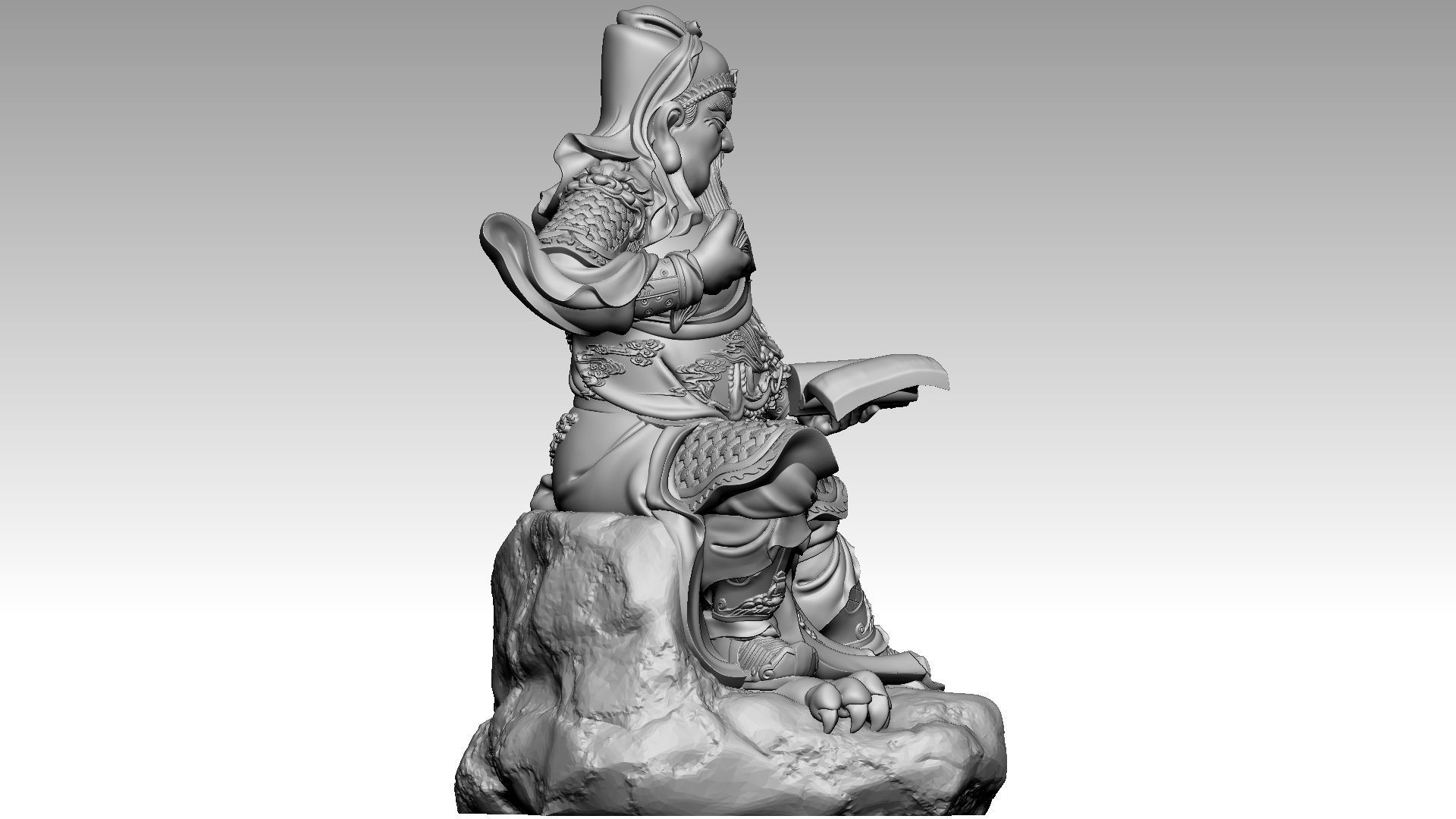 Guan Yu 5 3D print model_6