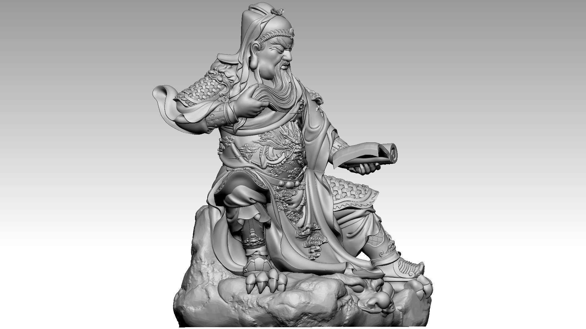 Guan Yu 5 3D print model_7