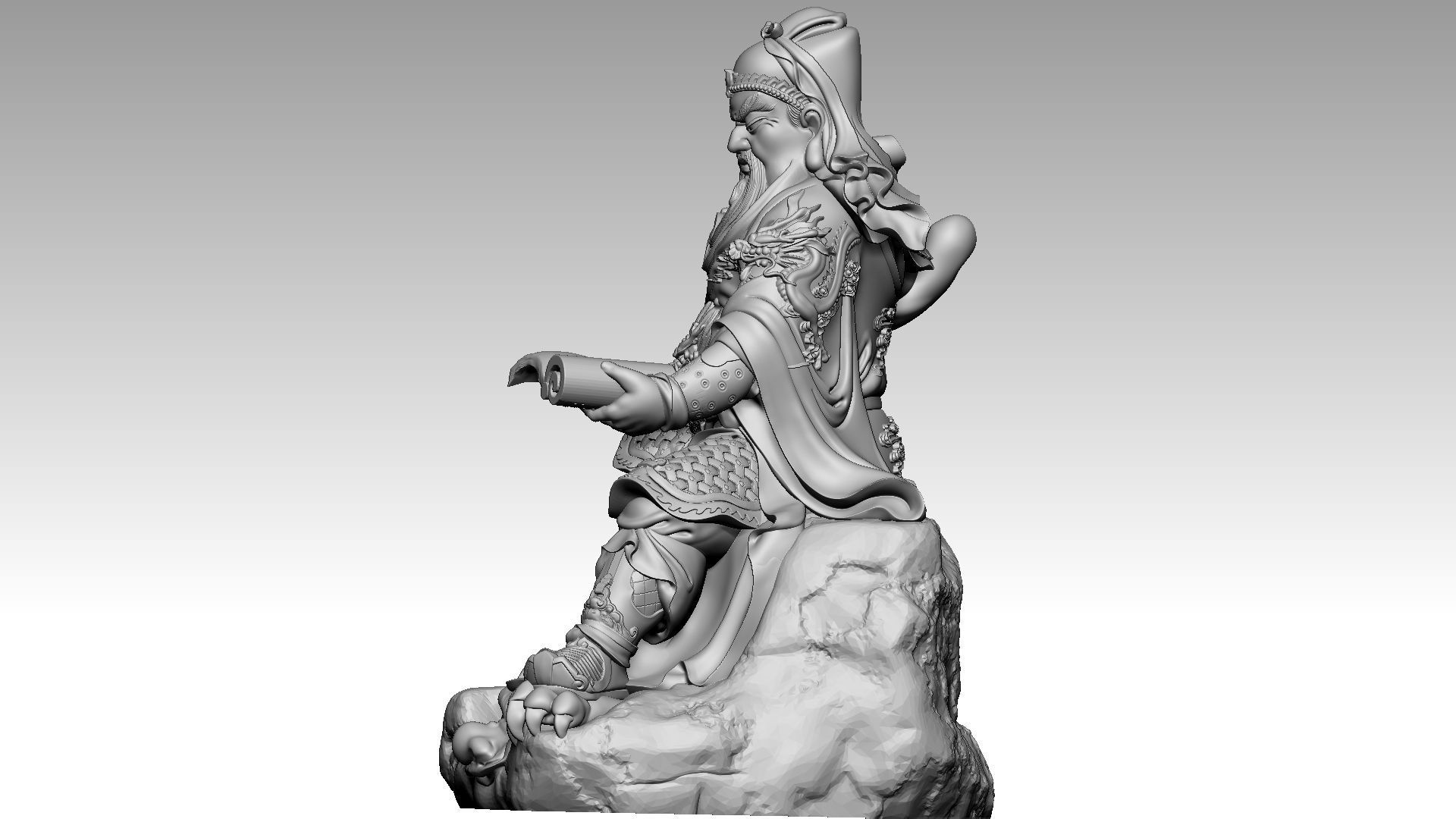 Guan Yu 5 3D print model_2