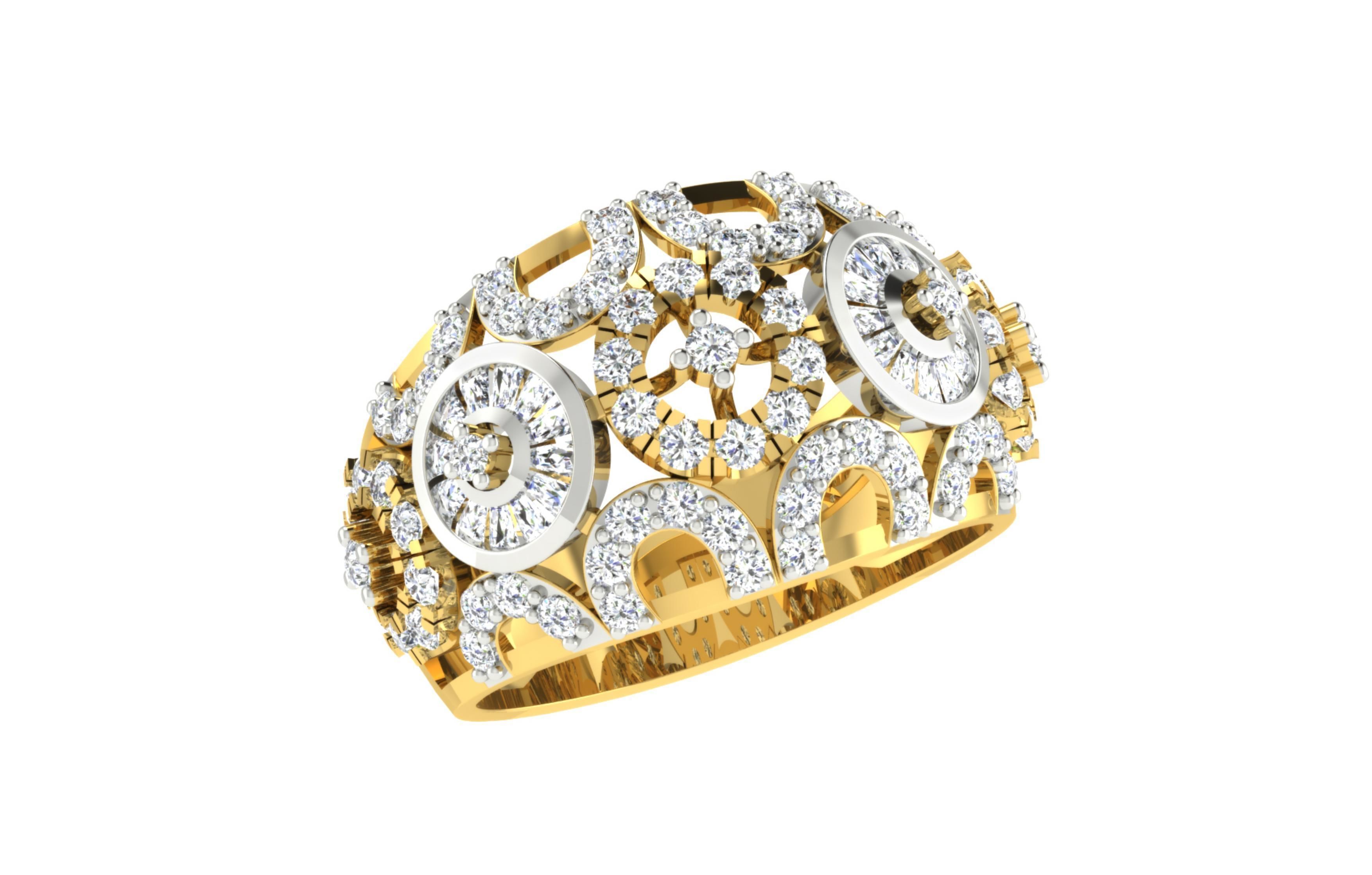 Rings 3D print model_11