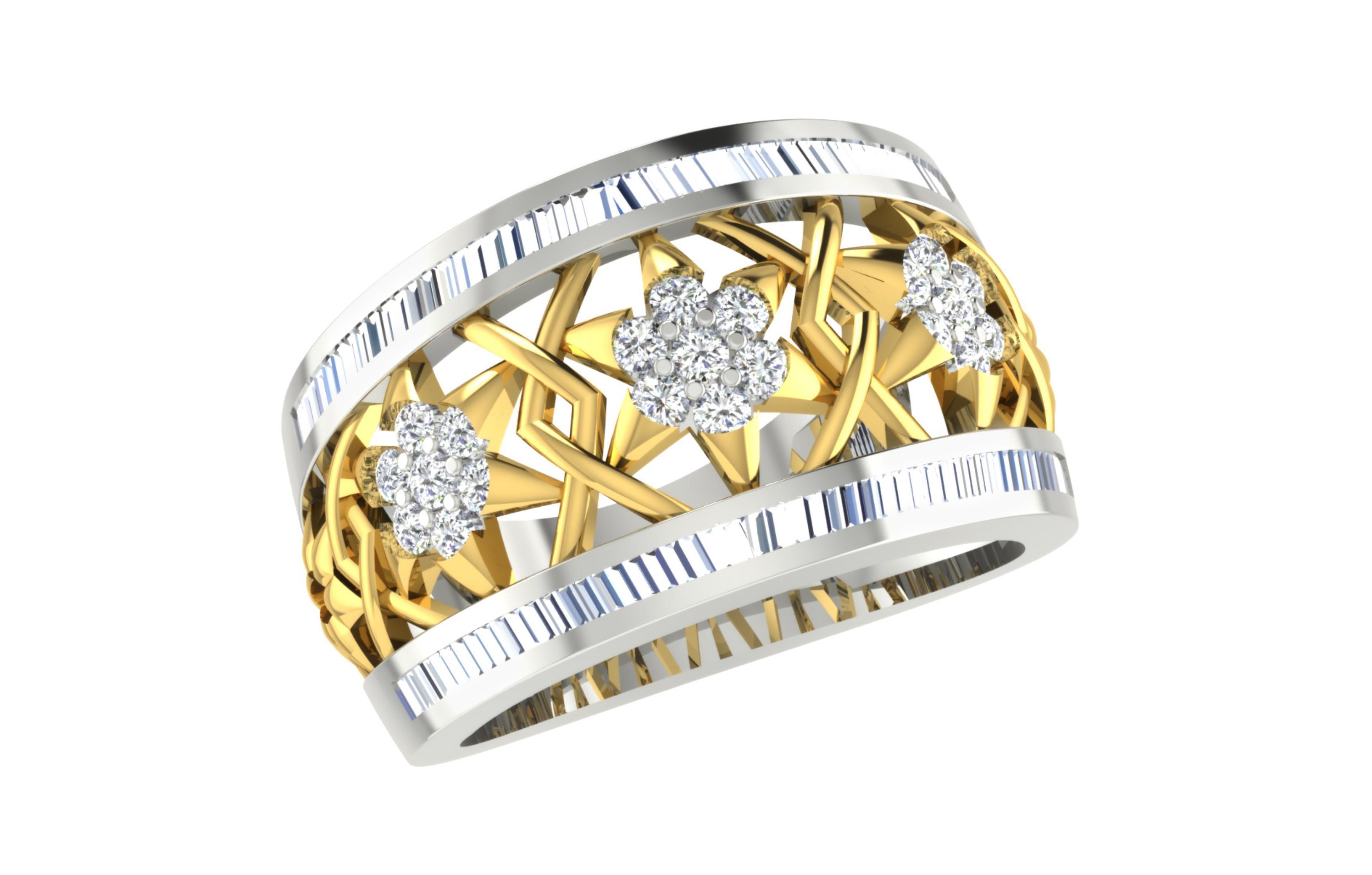 Rings 3D print model_40