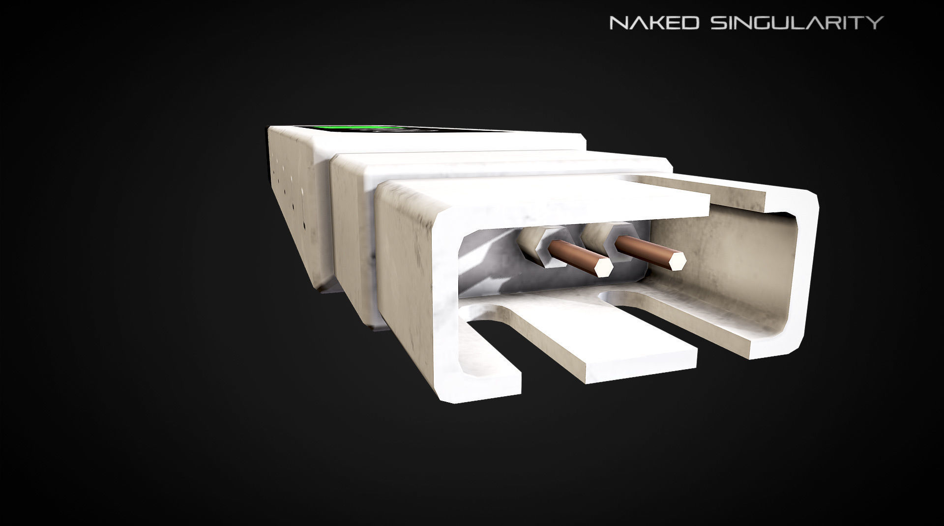 Temperature-meter - Virus Laboratory Low-poly 3D model_4