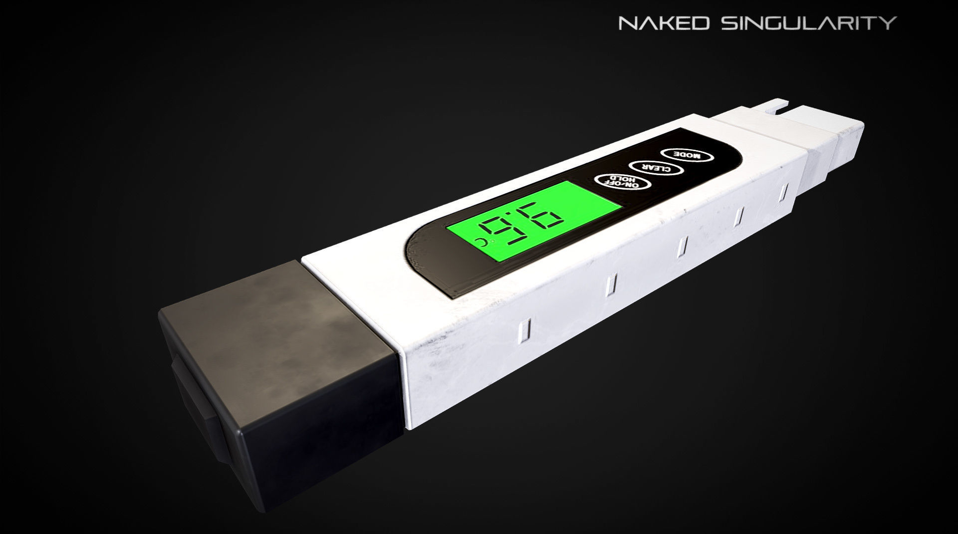 Temperature-meter - Virus Laboratory Low-poly 3D model_1