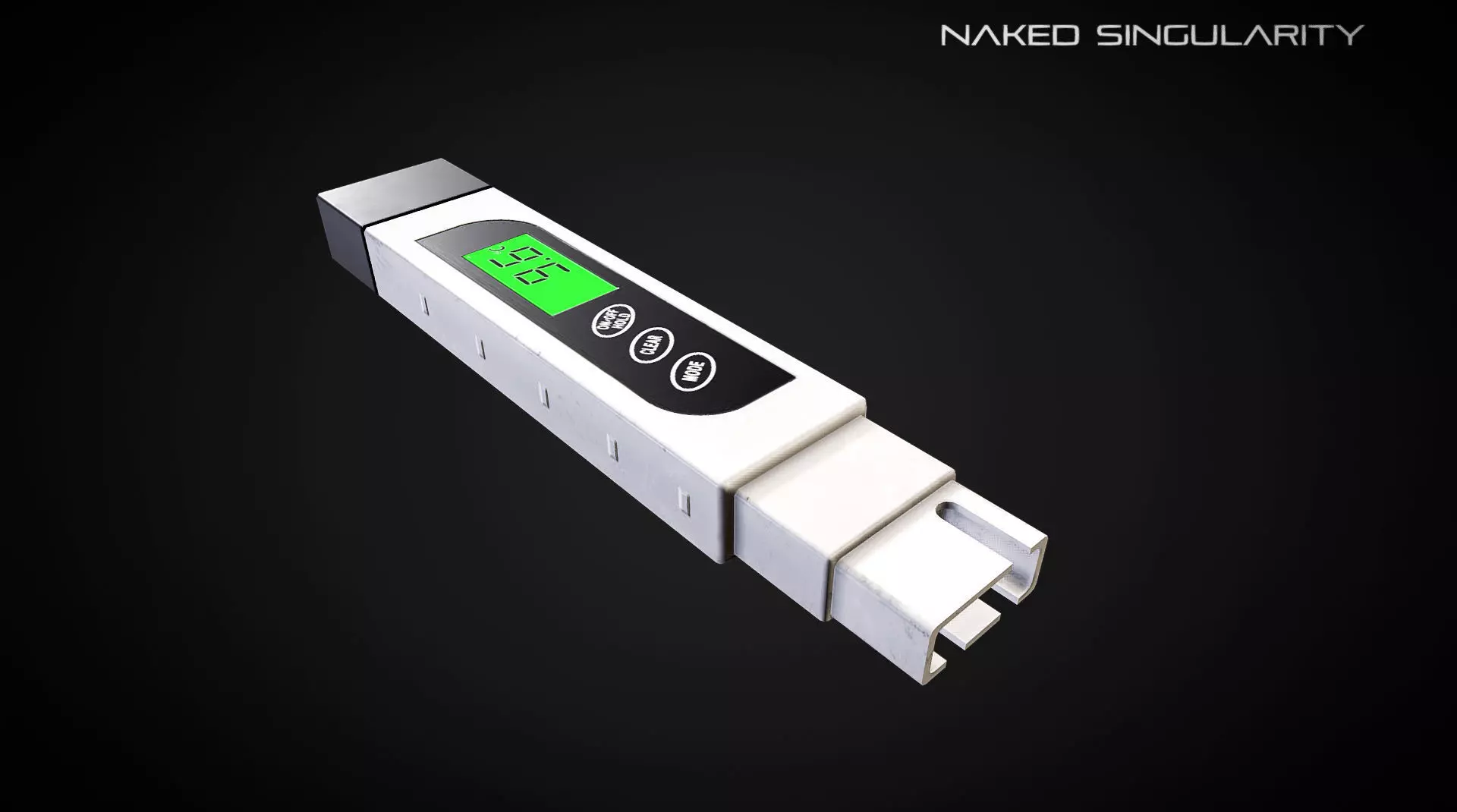 Temperature-meter - Virus Laboratory Low-poly 3D model_0