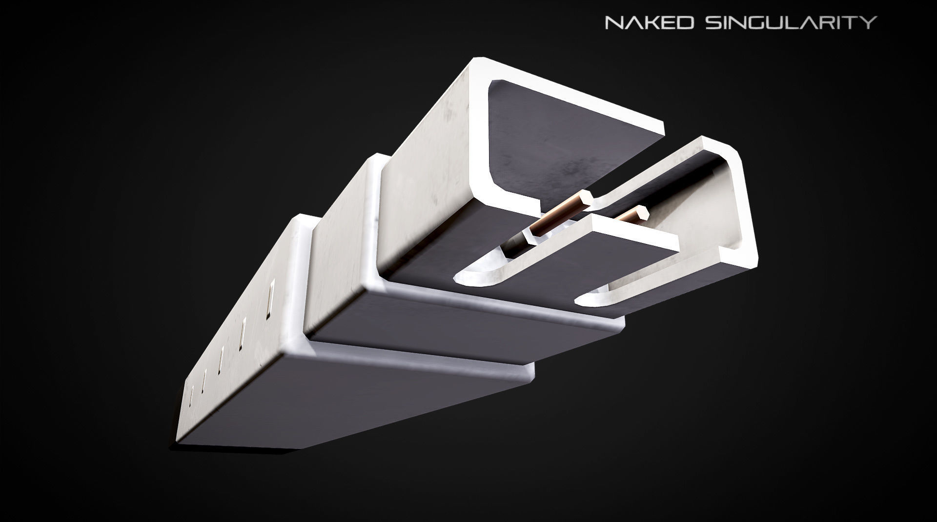 Temperature-meter - Virus Laboratory Low-poly 3D model_5