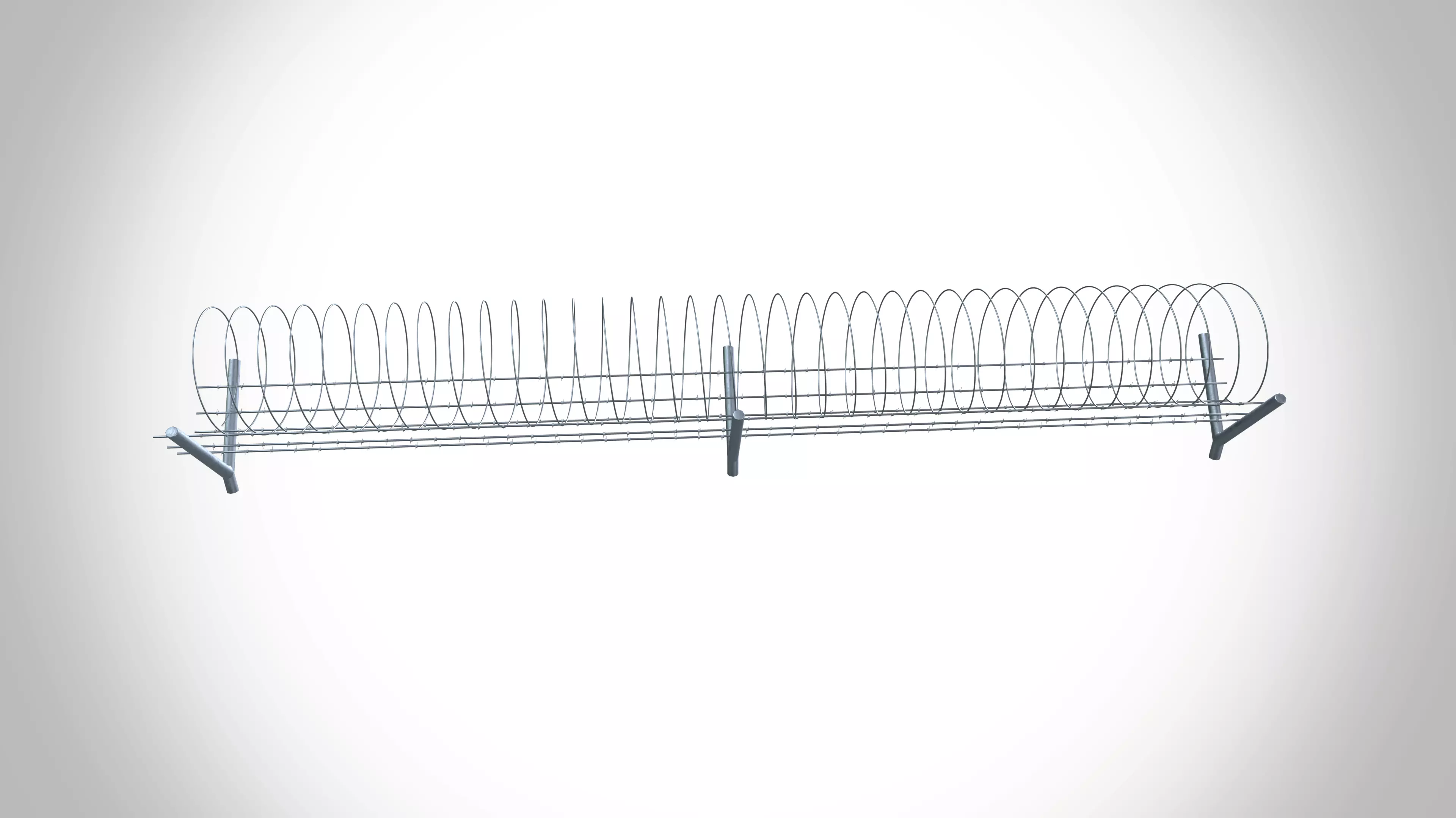 concertina coil 3D model_0