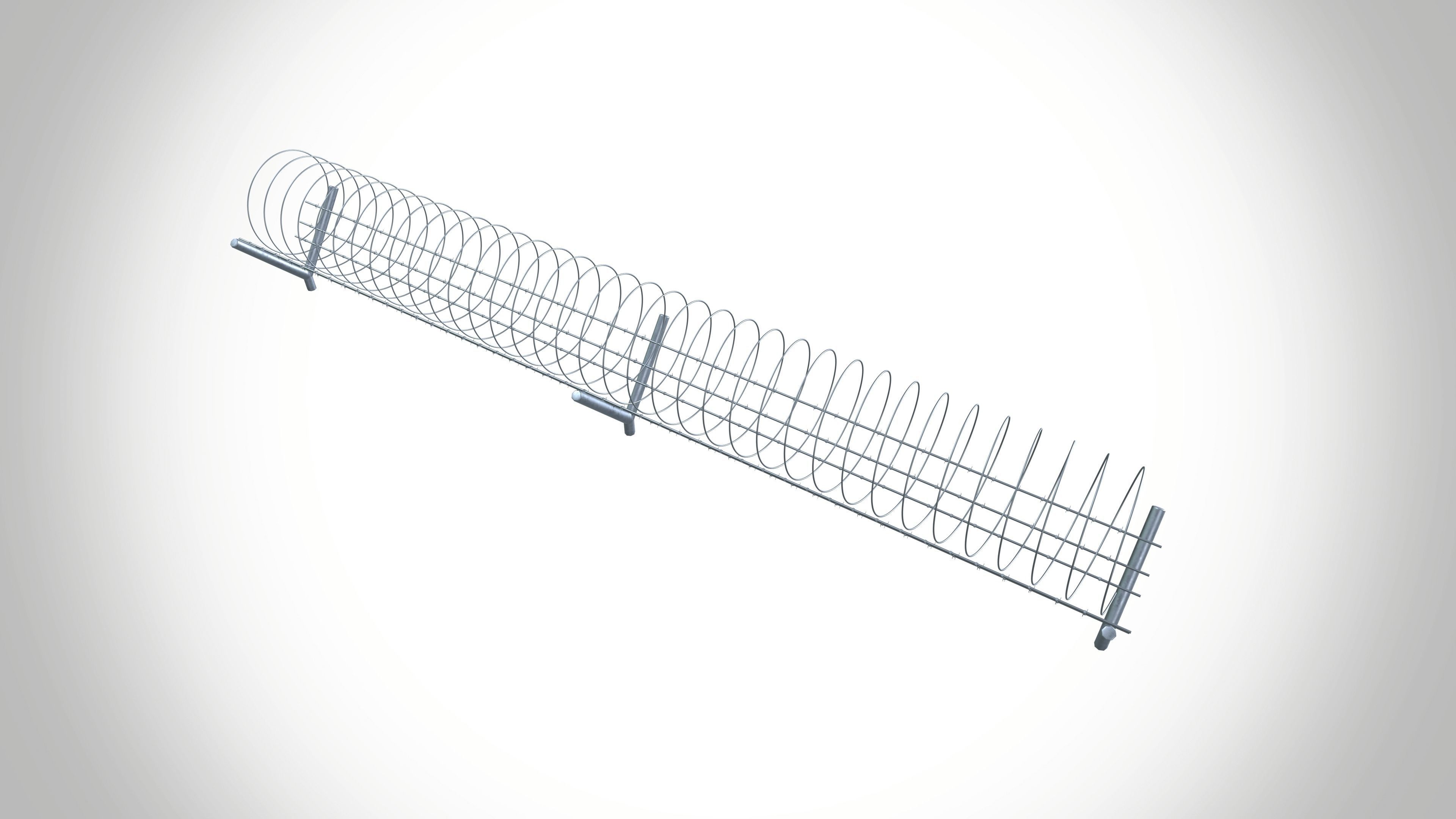 concertina coil 3D model_10