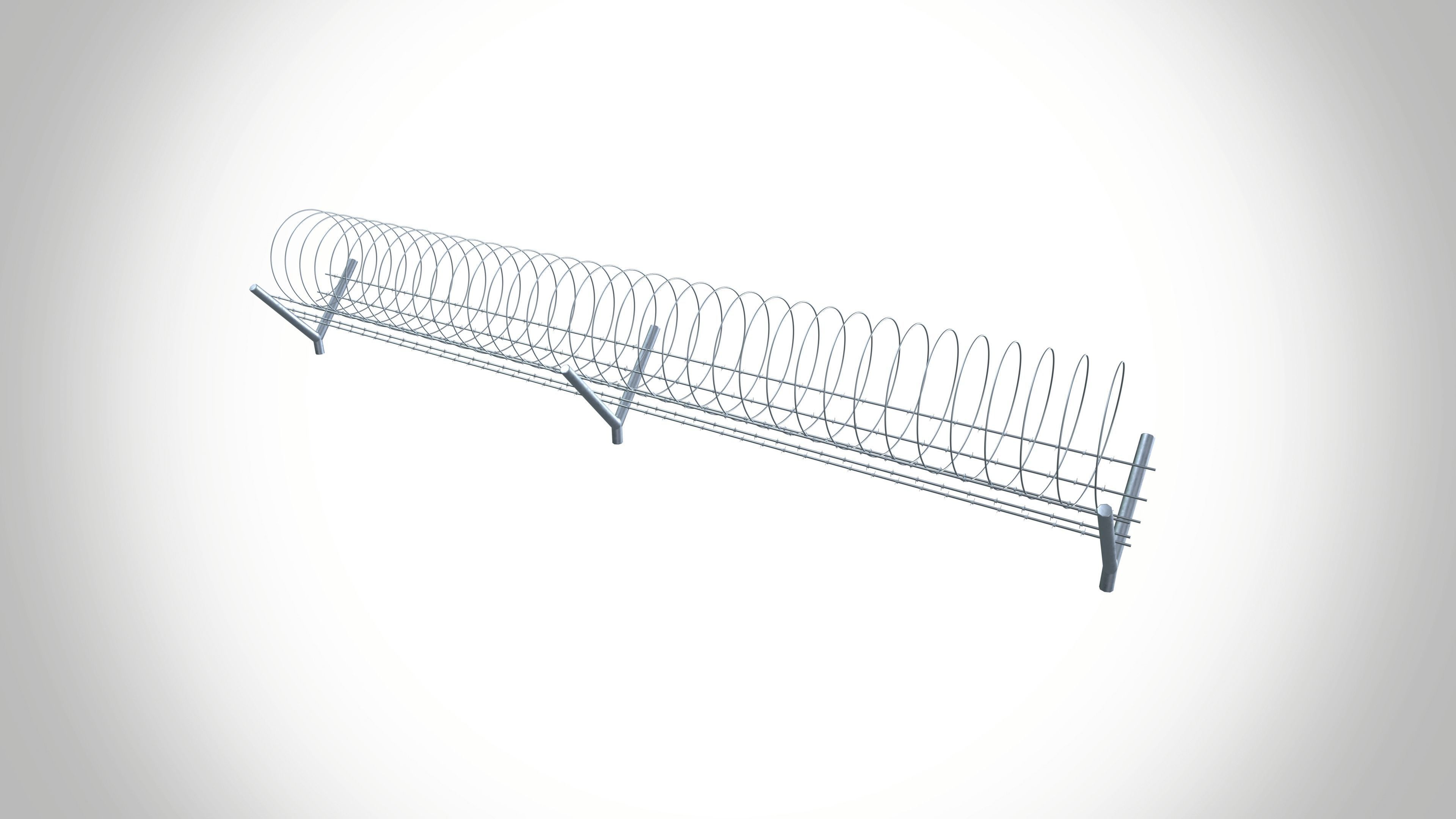 concertina coil 3D model_7